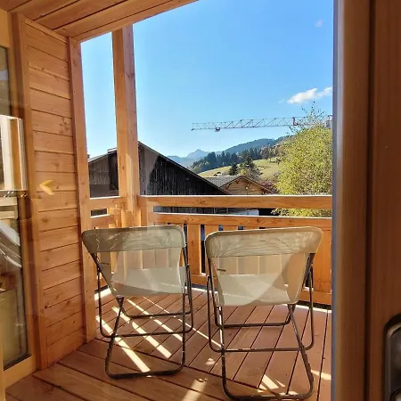 Lumineux Et Spacieux Avec 2 Terrasses, Proche Des Pistes Et Commerces Aux Gets - Fr-1-598-94 Lägenhet Les Gets